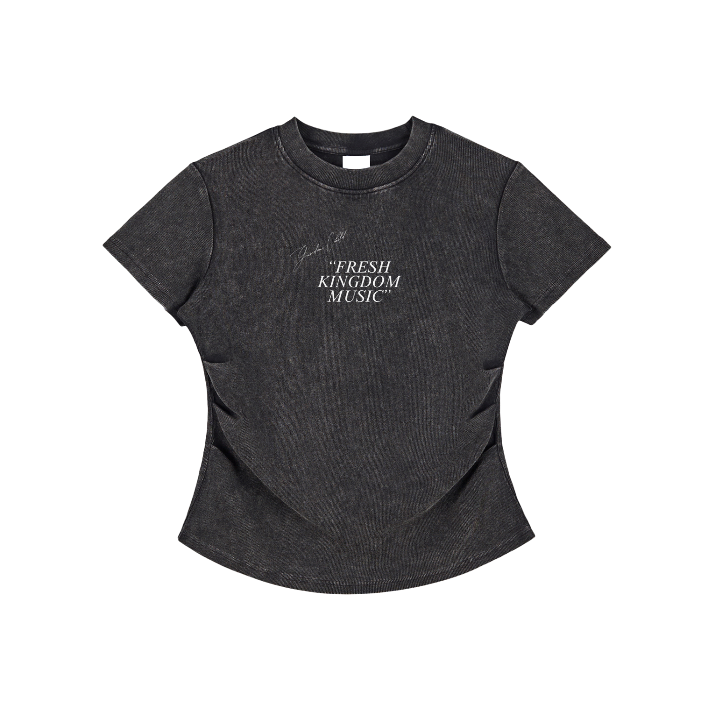 GC Classic (Font Design Only) | Vintaged-Wash Fitted Cotton Tee