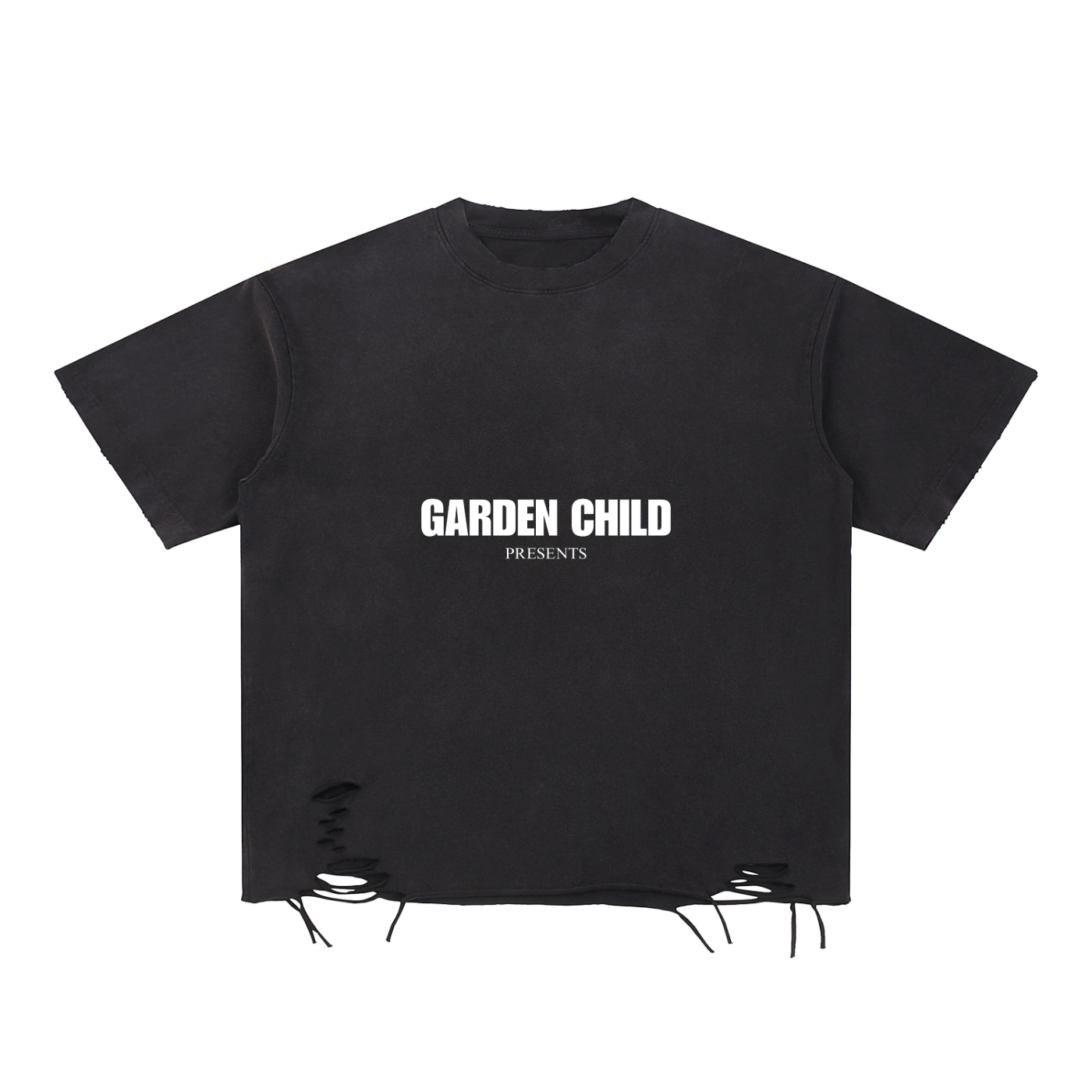 Debut Single | Snow Washed Raw-Hem Tee