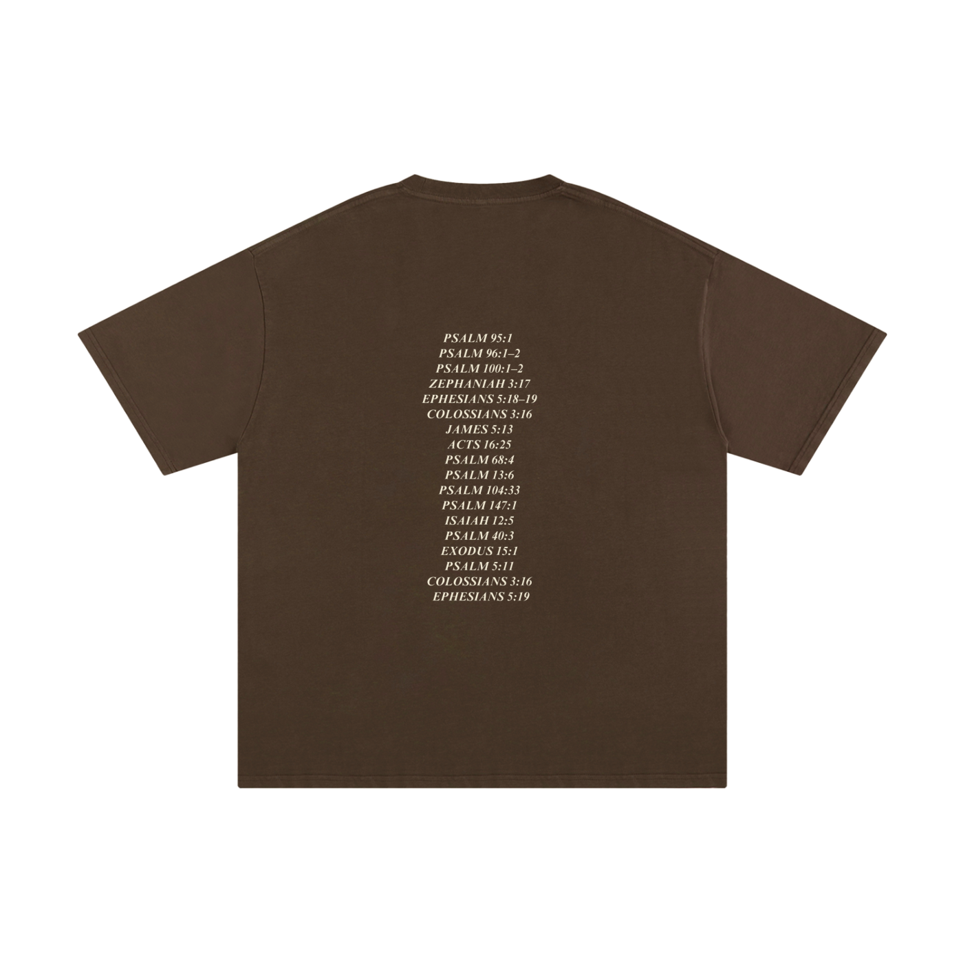 GC Scriptures | Coffee Oversized Tee