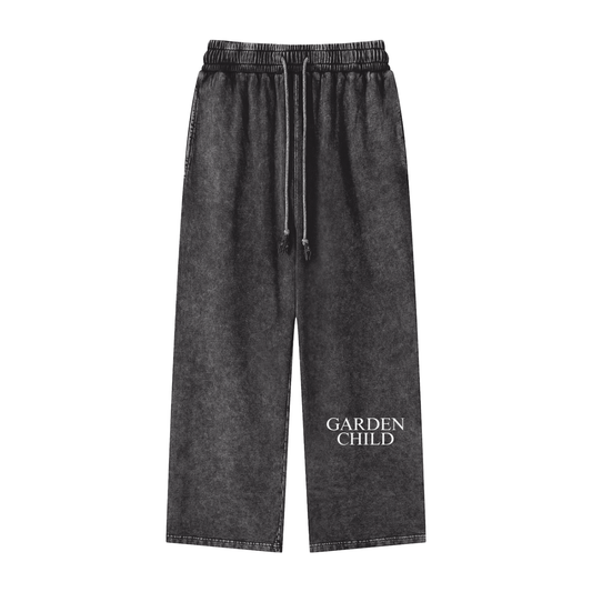 GC Scriptures | Acid Wash Straight Leg Pants