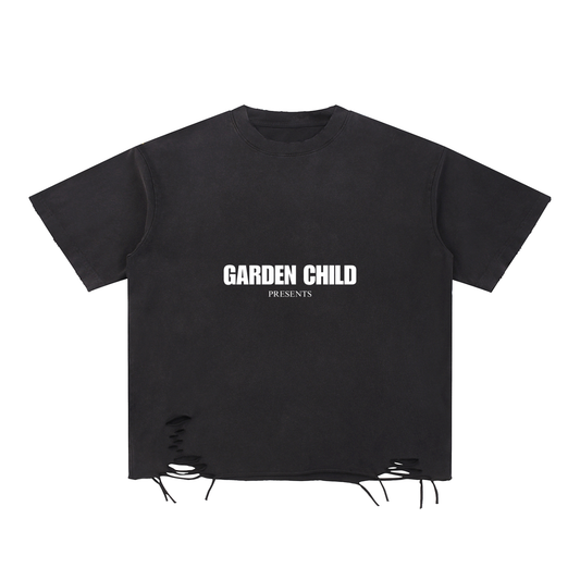 Debut Single | Snow Washed Raw-Hem Tee