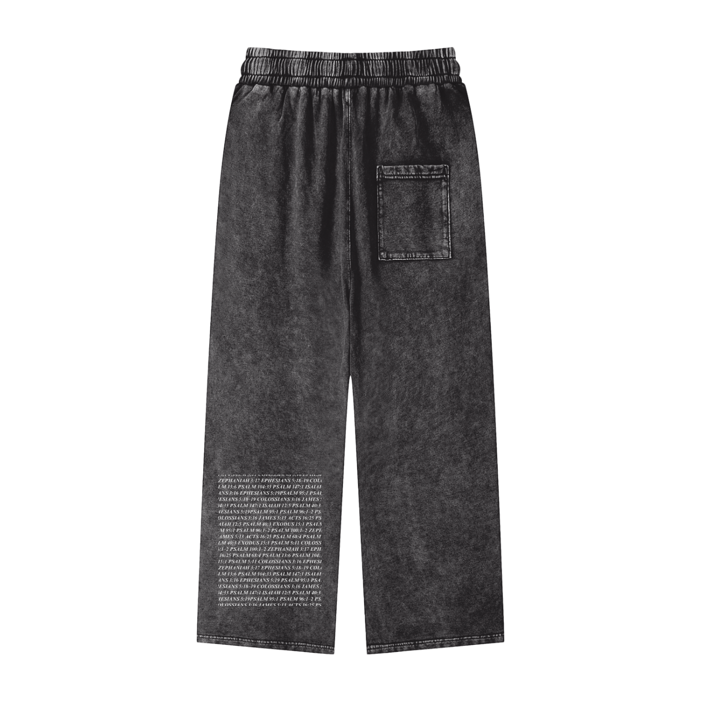 GC Scriptures | Acid Wash Straight Leg Pants
