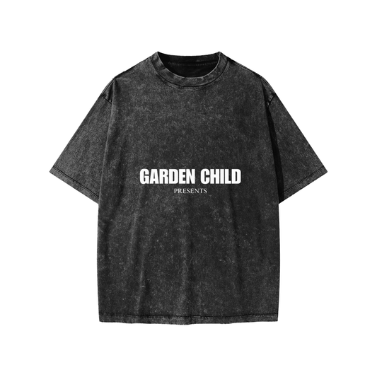 Debut Single Kids | Black Snow-Washed Tee