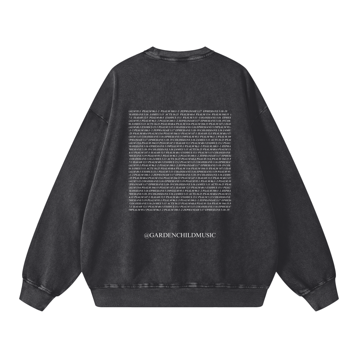 GC Scriptures | Acid Wash Oversize Sweatshirt
